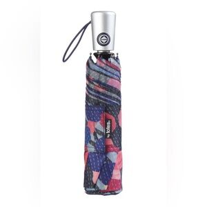 Totes Colorful Patterned Umbrella